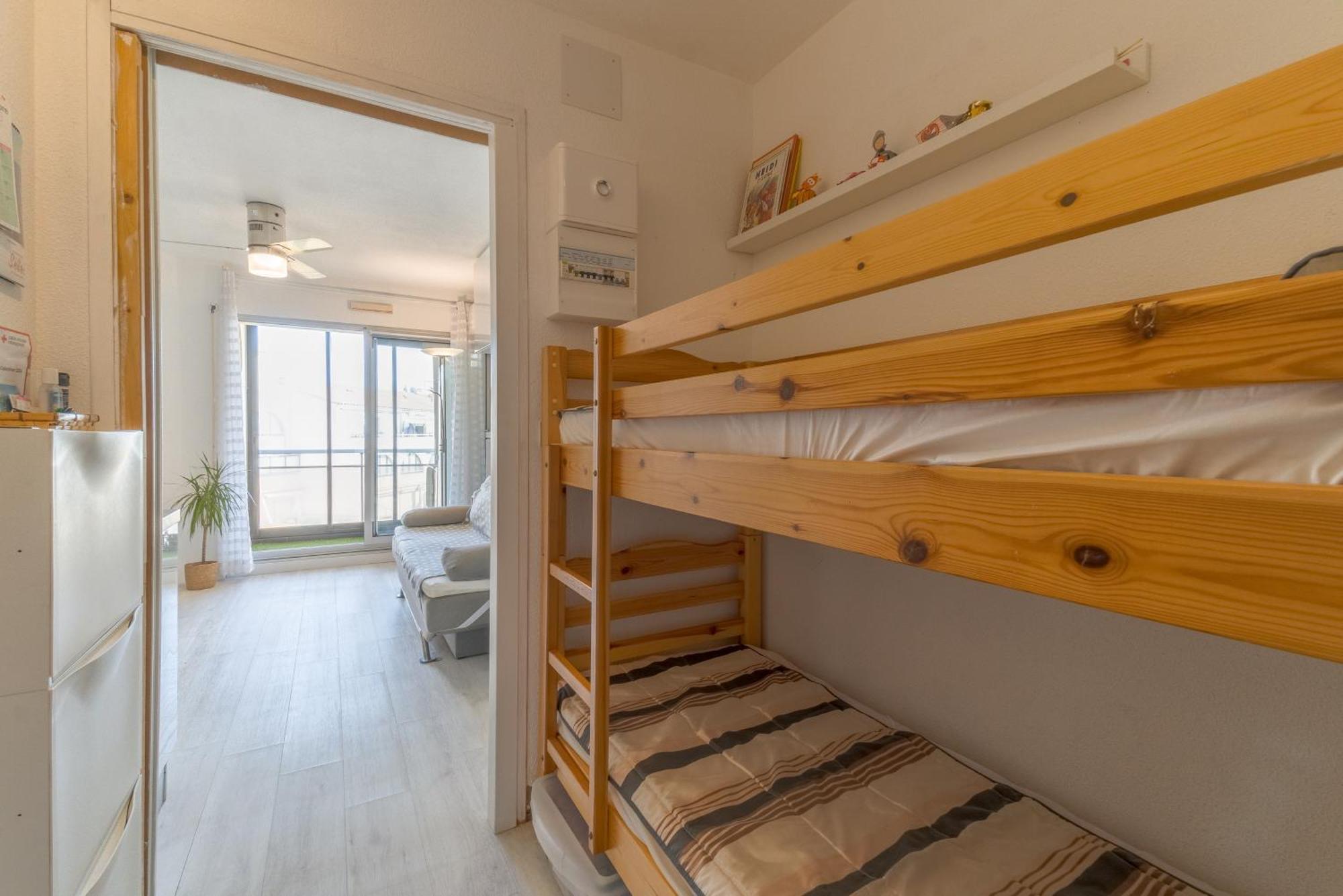 Appt T2 Cabine Clim Parking Privee Vu Mer Sete Bagian luar foto